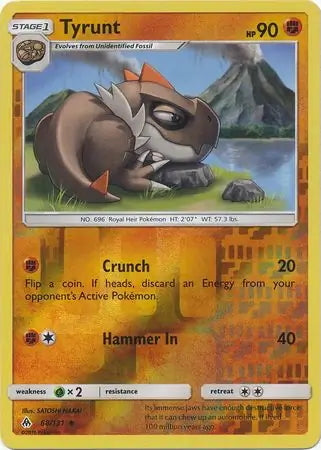 Forbidden Light Tyrunt #68/131 reverse holo